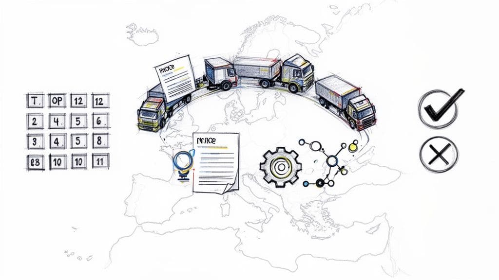 12 parasta automaattista laskunkäsittelyohjelmistoa Euroopan kalustoille 2026