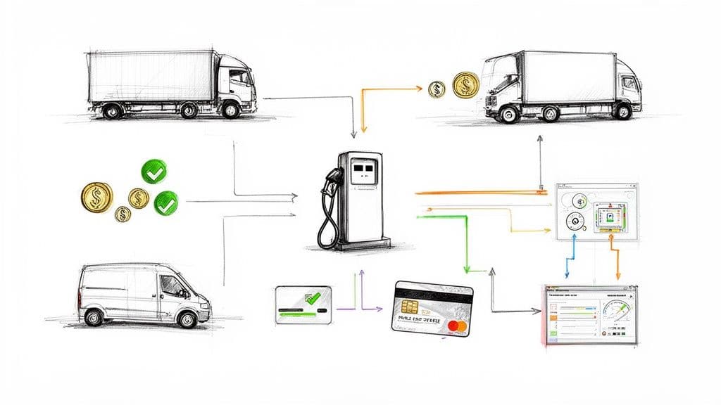 Systèmes de gestion du carburant de flotte: guide pour réduire les coûts en Europe