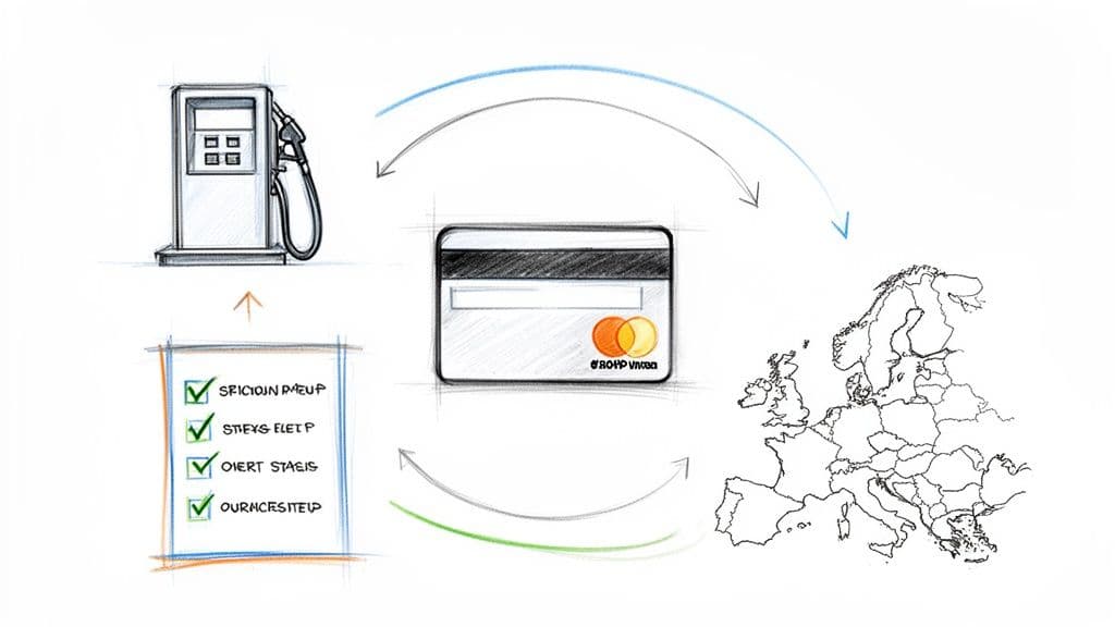 Carte carburant pour mauvais crédit pour flottes européennes
