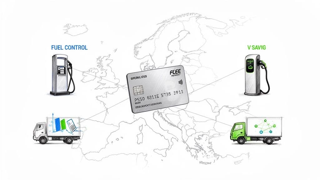 Qu’est-ce qu’une carte carburant? Guide des économies et du contrôle pour les flottes européennes