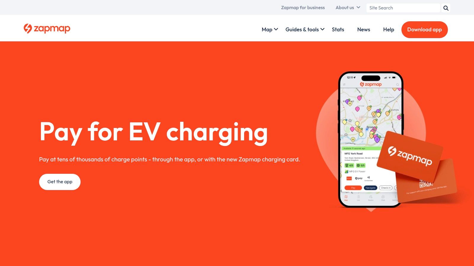 Zapmap (Zap-Pay & Charging Card)